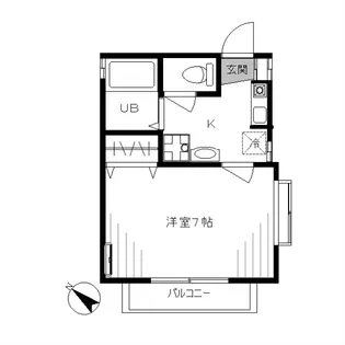 フルール【2階】の間取り