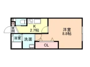 コモド太閤山II【2階】の間取り