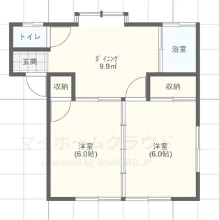 竹中ハイツ【1階】の間取り