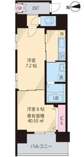 ステラ北進【8階】の間取り
