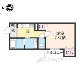 シエルグランデ町楠葉【2階】の間取り