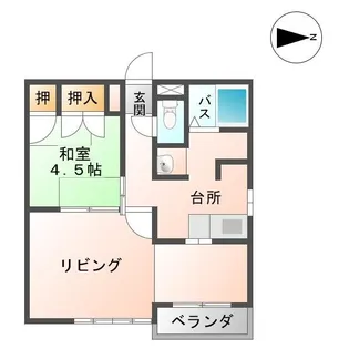 串東ハイツタウン3号棟【2階】の間取り