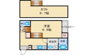 グランスイート【2階】の間取り