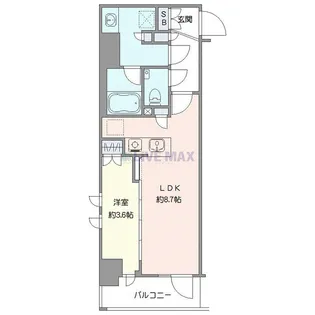 デュオステージ下落合【6階】の間取り