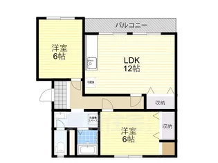 フリーディオ加茂【1階】の間取り