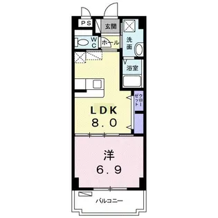 ソレイユ ショー【2階】の間取り