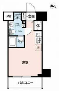 クラリッサレーヴ阪東橋【10階】の間取り