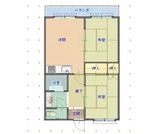 北園マンション【3階】の間取り