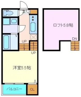i-STATE河原町【2階】の間取り