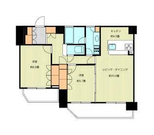 クリオ横浜西口弐番館【8階】の間取り