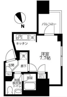 アイル カナーレ品川南【8階】の間取り