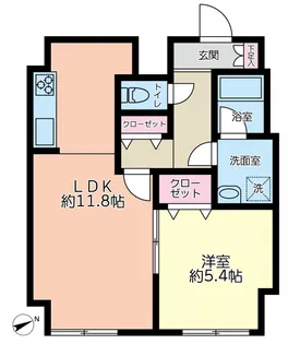 南林間西口第3ビル【4階】の間取り