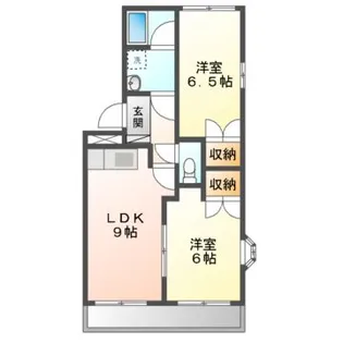 サニーコートヒカリII A【2階】の間取り