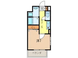 プライマル西宮夙川の間取り