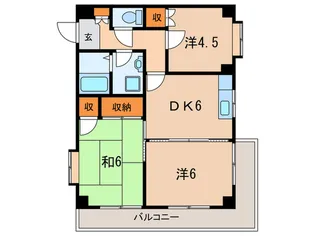 ベルメゾン市ヶ尾【2階】の間取り