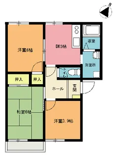 シャトレー町田 B棟【1階】の間取り