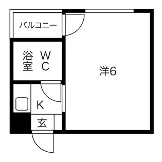 ソラーナ八戸ノ里【1階】の間取り