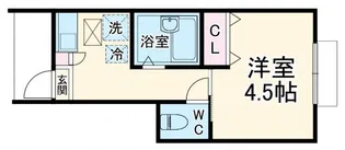 メルディア与野本町【1階】の間取り