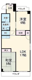横井ビル【3階】の間取り