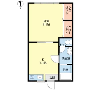 メゾン藤山【2階】の間取り