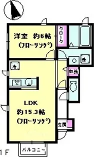 メジュールD棟【1階】の間取り