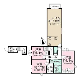 UX court【2階】の間取り