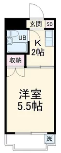 ベルサイユ川崎【1階】の間取り