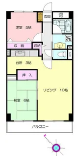 フォンテーヌ市ヶ尾【3階】の間取り