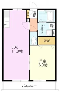 メゾンときわ【1階】の間取り