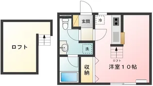 セピアコリーヌ多磨【2階】の間取り