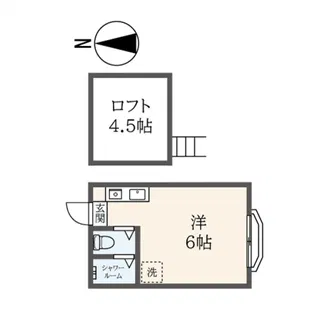 サンパレス京王【2階】の間取り