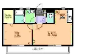 カーサ田園調布【2階】の間取り