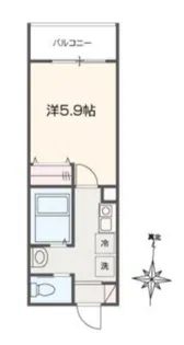 MELLAS海老名II【1階】の間取り