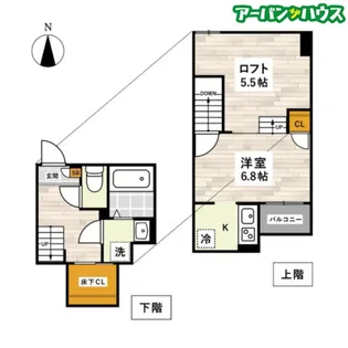 ADC東岡山Fino【2階】の間取り