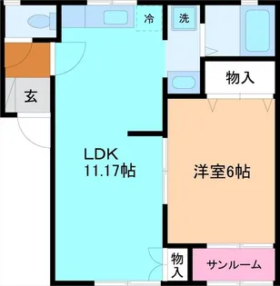アロンジェ【1階】の間取り