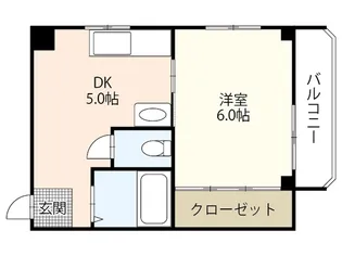 第一ラックビル【3階】の間取り