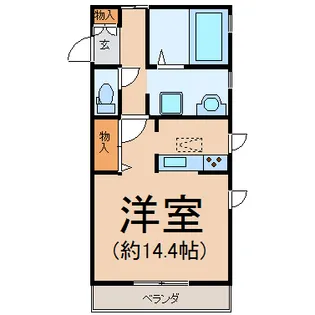 コンフォート宮上【1階】の間取り