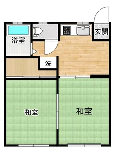 サンシャインヴィラII【2階】の間取り