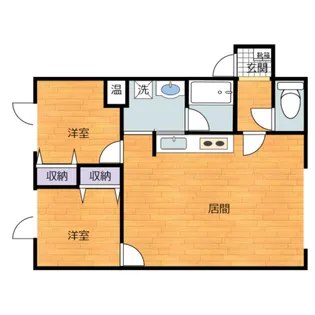 プランドールA【1階】の間取り