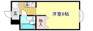 ジョイフル草津【3階】の間取り