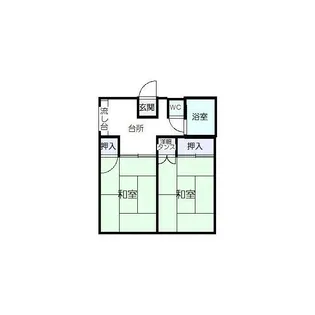 泉ヶ丘ハウス【1階】の間取り