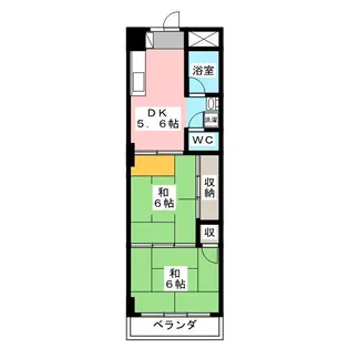 吉田ハイツ【2階】の間取り