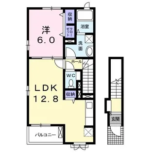 リマージュ・K II【2階】の間取り