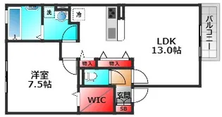 スフィア【1階】の間取り