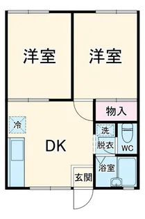ベルゾーネはさま【2階】の間取り