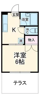 ベルノーブル【1階】の間取り