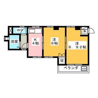 リバーサイド竹内【2階】の間取り