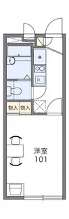 ブルーメン東川口【1階】の間取り