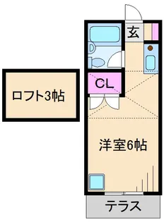 ルミエール菊名【1階】の間取り