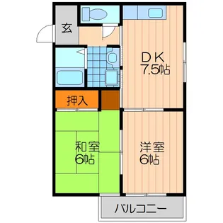 三晃アスク大久保【3階】の間取り